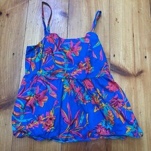 Jcrew floral babydoll tank 00